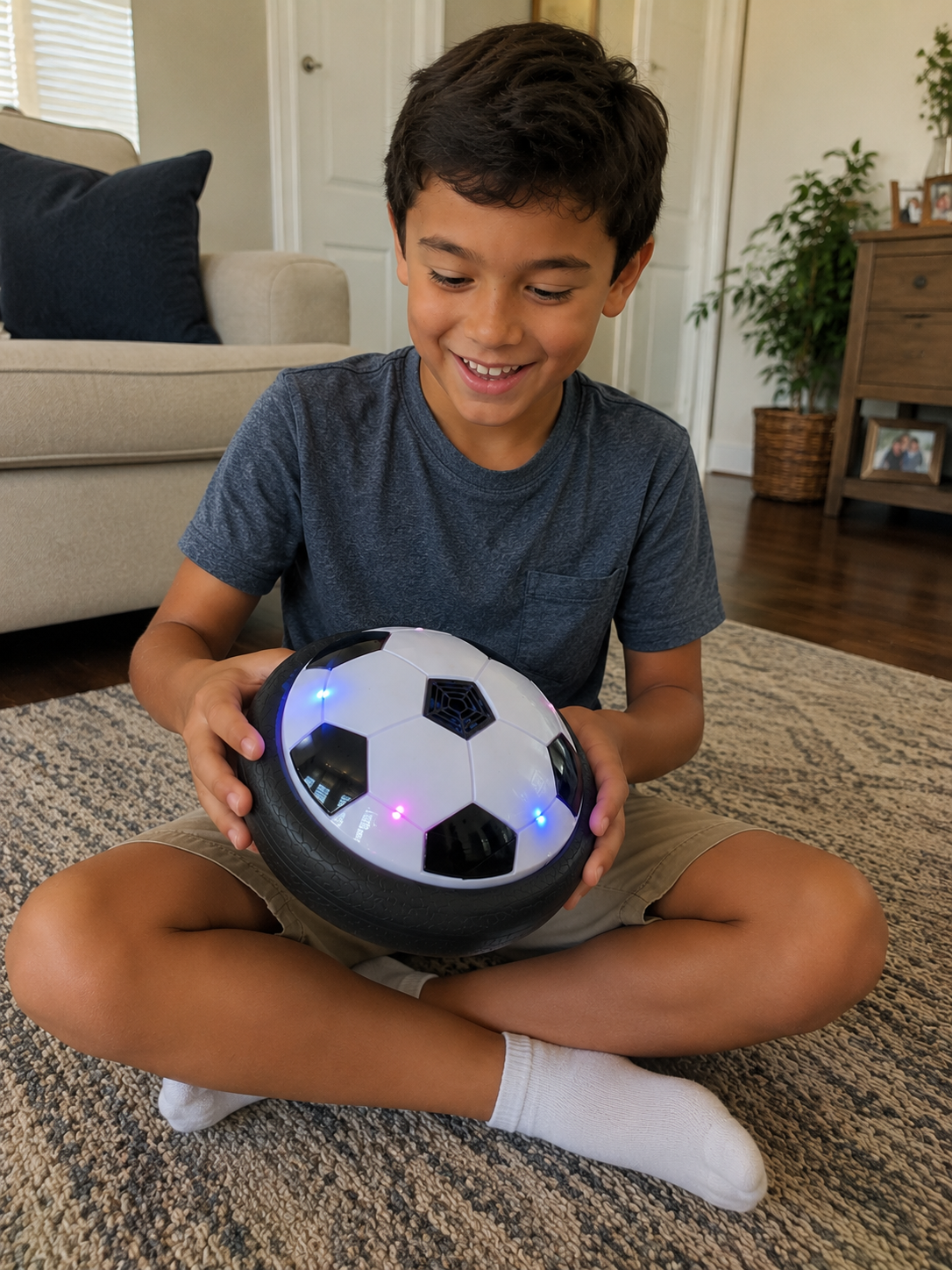 HoverGoal™ The Indoor Soccer Ball That Won't Wreck Your Home